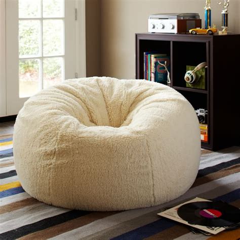 pottery barn teens bean bags|pottery barn sherpa bean bag.